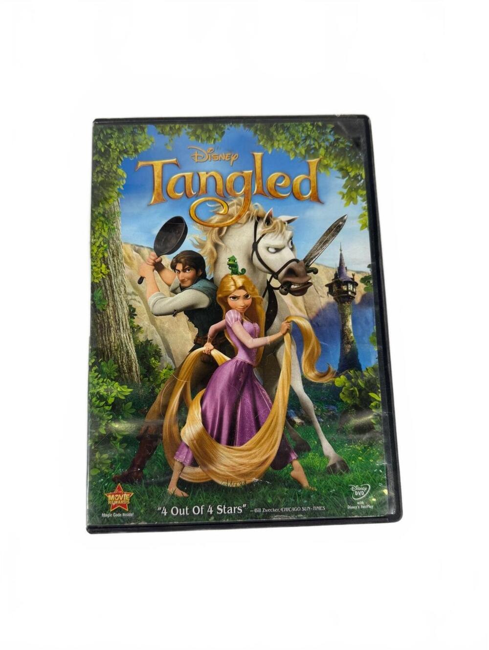 Disney Tangled DVD 1-Disc Animated Family Movie Classic